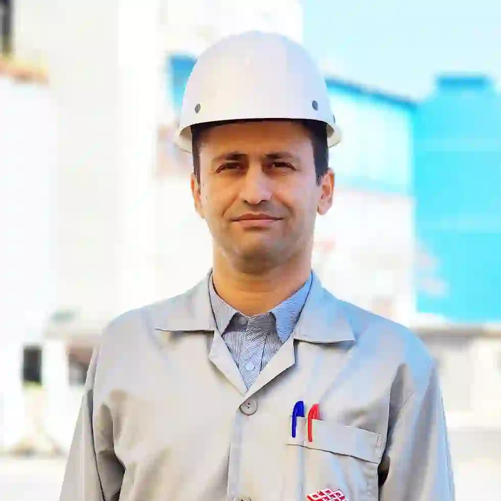 آقای مهندس صدری مدیر بخش پلی استر شرکت پلی اکریل ایران